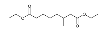 3-methyl-octanedioic acid diethyl ester Structure