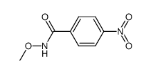 methyl p-nitrobenzohydroxamate Structure