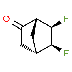 Bicyclo[2.2.1]heptan-2-one, 5,6-difluoro-, (exo,exo)- (9CI) structure