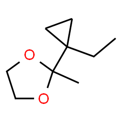 1,3-Dioxolane,2-(1-ethylcyclopropyl)-2-methyl-结构式