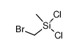 (Bromomethyl)methyldichlorosilane结构式