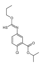 propan-2-yl 2-chloro-5-(propoxycarbothioylamino)benzoate结构式