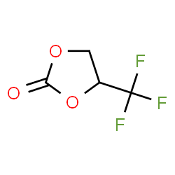 1,3-Dioxolan-2-one,4-(trifluoromethyl)-,(+)-结构式