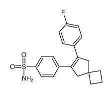 4-[6-(4-fluorophenyl)spiro[3.4]oct-6-en-7-yl]benzenesulfonamide Structure