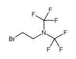 2-bromo-N,N-bis(trifluoromethyl)ethanamine Structure