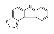 2H-Thiazolo[5,4-c]carbazole(9CI) structure
