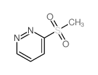 Pyridazine,3-(methylsulfonyl)-结构式