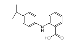 2-(4-tert-butylanilino)benzoic acid结构式