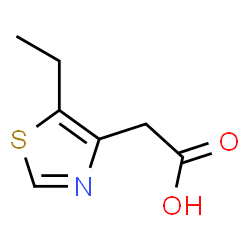 2-(5-Ethylthiazol-4-yl)acetic acid Structure