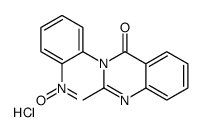2-methyl-3-(2-nitrophenyl)quinazolin-4-one,hydrochloride Structure