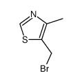5-bromomethyl-4-methyl-thiazole结构式