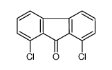 1,8-Dichloro-9H-fluoren-9-one结构式