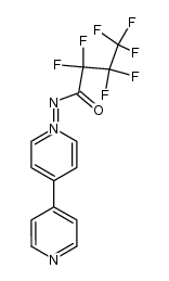 N-(Perfluorobutanoyl)-4,4'-bipyridin-1-ium-1-aminide Structure