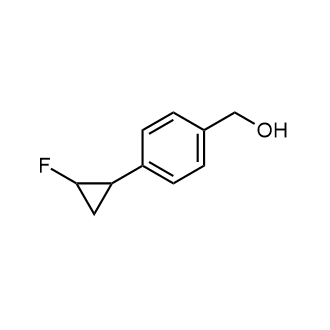[4-(2-氟环丙基)苯基]甲醇结构式