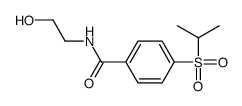 N-(2-Hydroxyethyl)-p-(isopropylsulfonyl)benzamide Structure