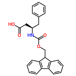Fmoc-D-beta-homophenylalanine Structure
