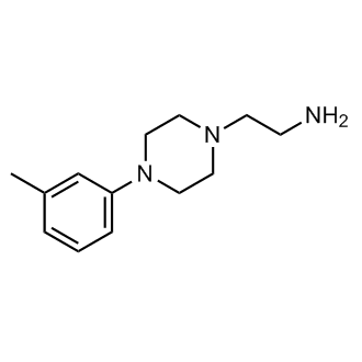 2-(4-(M-tolyl)piperazin-1-yl)ethan-1-amine Structure