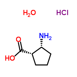 独联体-2-氨基-1-氢氯化环戊烷羟基酸结构式