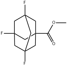 3,5,7-trifluoroadaMantane-1-carboxylic acid Methyl ester结构式