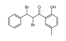 2'-hydroxy-5'-methylchalkone dibromide Structure