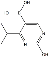 (6-异丙基-2-氧代-1,2-二氢嘧啶-5-基)硼酸结构式