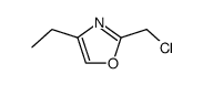 2-(chloromethyl)-4-ethyl-1,3-oxazole结构式