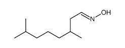 (NE)-N-(3,7-dimethyloctylidene)hydroxylamine Structure
