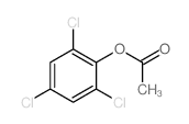 Phenol,2,4,6-trichloro-, 1-acetate structure