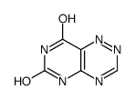 5H-pyrimido[4,5-e][1,2,4]triazine-6,8-dione结构式