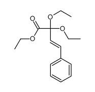 ethyl 2,2-diethoxy-4-phenylbut-3-enoate Structure