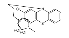 2-chloro-10-[3-(8-methyl-3,8-diazabicyclo[3.2.1]octan-3-yl)propyl]phenothiazine,dihydrochloride结构式