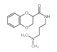 1,4-Benzodioxin-2-carboxamide,N-[3-(dimethylamino)propyl]-2,3-dihydro- structure