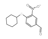 4-(CYCLOHEXYLTHIO)-3-NITROBENZALDEHYDE picture