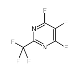 4,5,6-TRIFLUORO-2-TRIFLUOROMETHYL-PYRIMIDINE structure