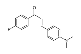 4-(DIMETHYLAMINO)-4'-FLUOROCHALCONE structure