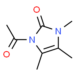 2H-Imidazol-2-one, 1-acetyl-1,3-dihydro-3,4,5-trimethyl- (9CI) Structure