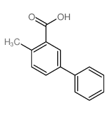 [1,1'-Biphenyl]-3-carboxylicacid, 4-methyl-结构式