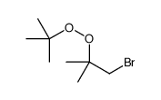 1-bromo-2-tert-butylperoxy-2-methylpropane Structure