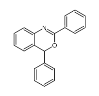 2,4-Diphenyl-4H-3,1-benzoxazine结构式