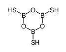 2,4,6-Boroxintrithiol (8CI) structure