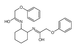 N,N'-1,2-cyclohexanediylbis(2-phenoxyacetamide)结构式
