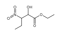 α-Hydroxy-β-nitro-n- valeriansaeure-aethylester Structure