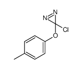 3-chloro-3-(4-methylphenoxy)diazirine Structure