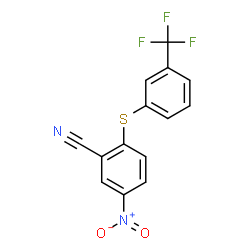 5-NITRO-2-([3-(TRIFLUOROMETHYL)PHENYL]SULFANYL)BENZENECARBONITRILE picture