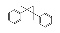 (1,2-dimethyl-2-phenylcyclopropyl)benzene结构式