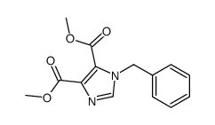 1-苄基-1H-咪唑-4,5-二甲酸二甲酯结构式