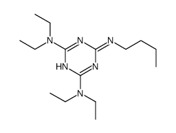 6-N-butyl-2-N,2-N,4-N,4-N-tetraethyl-1,3,5-triazine-2,4,6-triamine结构式