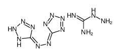 aminoguanidine, compound with 5,5'-azobis[1H-tetrazole]结构式