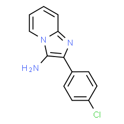 2-(4-Chlorophenyl)imidazo[1,2-a]pyridin-3-amine Structure