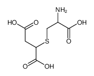 S-(1,2-dicarboxyethyl)cysteine结构式